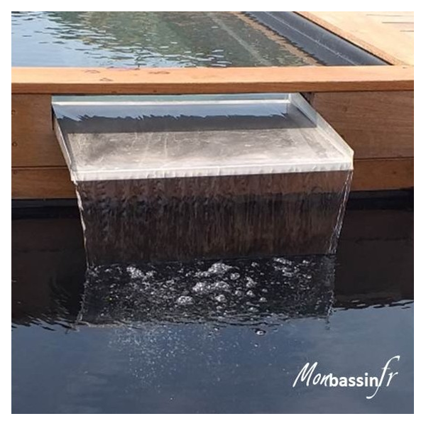 Déversoir inox - Pro | Cascades d'eau design pour bassin