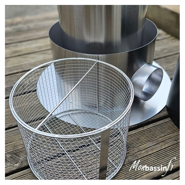 Skimmer professionnel en acier inoxydable