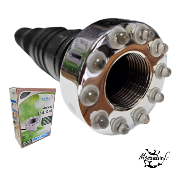 Anneau ÉcoLED 10 – Agriline – Éclairage Blanc Léger pour fontaines et pierres percées