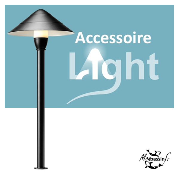 Spot LED Ceto noir 2W – Éclairage extérieur vers le bas
