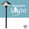 Spot LED Ceto noir 2W – Éclairage extérieur vers le bas