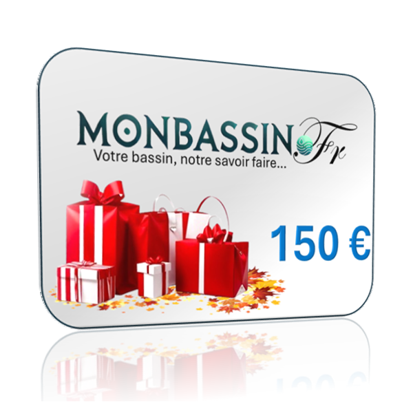 Carte cadeau idée bassin 150 e