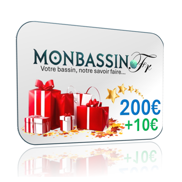 Carte cadeau idée bassin 200 e