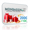 Carte cadeau idée bassin 200 e