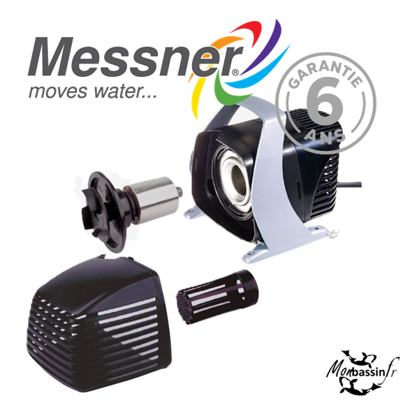 vue éclaté Pompe bassin Messner Pro