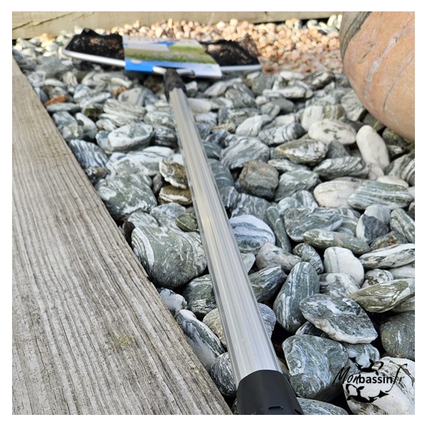 Manche telescopique epuisette mailles large superfish