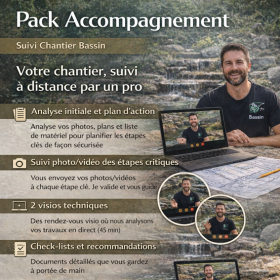 Suivi Chantier Bassin par Expert | Accompagnement Complet