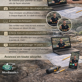 Suivi Chantier Bassin par Expert | Accompagnement Complet