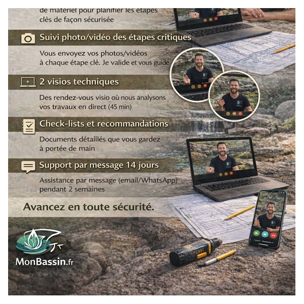 Suivi Chantier Bassin par Expert | Accompagnement Complet