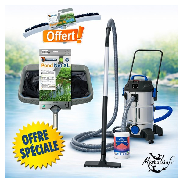 pack aspirateur et epuisette entretien pro bassin