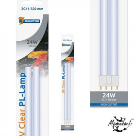 Néon UV 24W 2G11 SUPERFISH 320mm - Remplacement Bassin