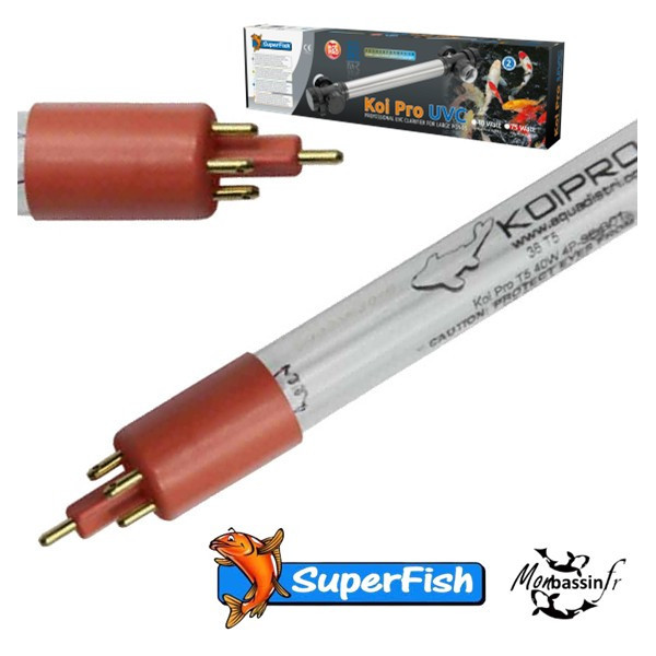 Lampe UV 75W T5 KoiPro UVC 75000 SUPERFISH 875mm