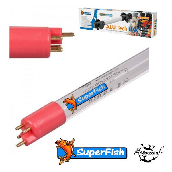 Néon UV 40W T5 SUPERFISH 670mm - Alutech TRS Bassin