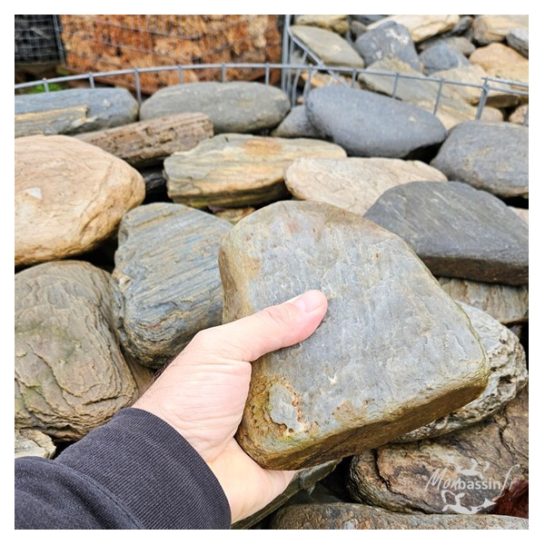 Pierre Plane 10-20 cm - bassins et contours