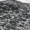 Texture plaquettes ardoise pilée 40/100 mm gris anthracite détail