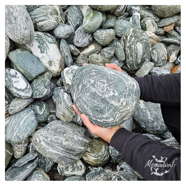 Galet Anatolia 100/300 mm – Gros Galets Veinés | MonBassin.fr