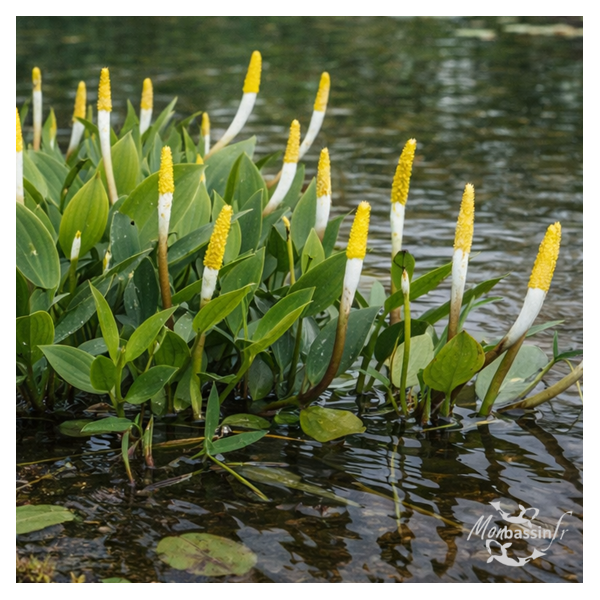 orontium plante bougie bassin