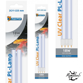 Néon UV 18W 2G11 SUPERFISH – Remplacement Stérilisateur Bassin