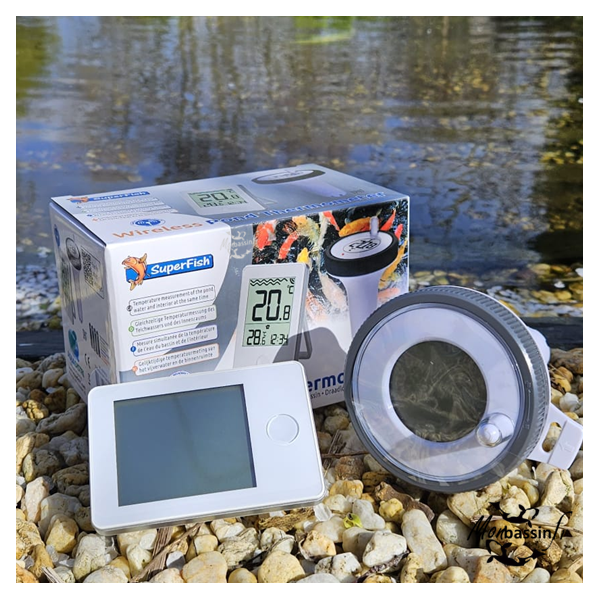Thermomètre Bassin sans Fil SUPERFISH – Sonde Flottante IP67 | MonBassin.fr