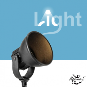 Spot jardin basse tension Raf Garden Lights – Projecteur 12V 1,8W blanc chaud