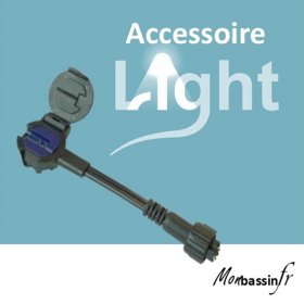 Connecteur flex mâle 12V – Dérivation câble flex