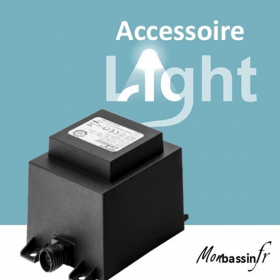 Transformateur 12V 24W éclairage jardin – IP44 extérieur