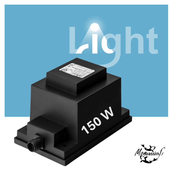 Transformateur 12V 150W éclairage jardin – IP64 grande installation