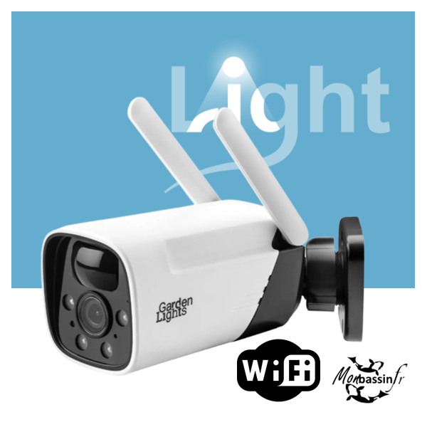 Meta title : Caméra Smart 12V Wi-Fi jardin & bassin – Détection héron et intrus