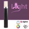 Borne Arco 40 Smart Zigbee – Balisage connecté RVB pour allées et terrasses