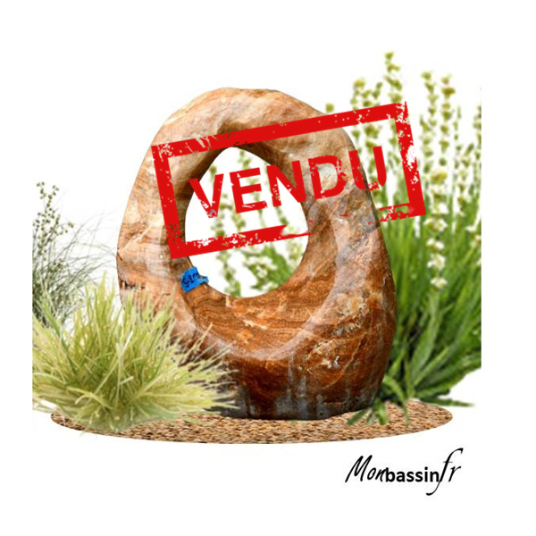 Petite Pierre décorative - Orange Dream