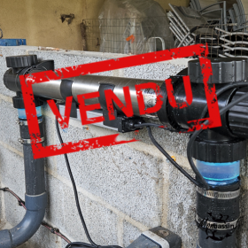 Stérilisateur UV 75W Inox Aquanova — installé — fonctionnel