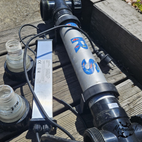 UV TRS 75W pour bassin – pièces détachées (néon, quartz, ballastre) – occasion