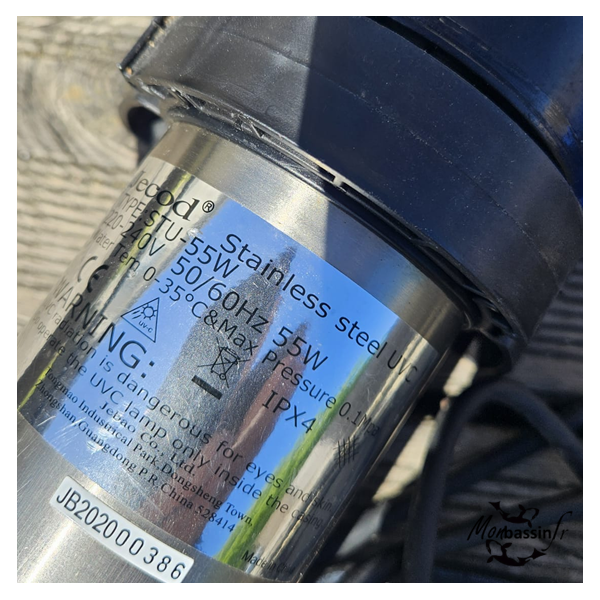 UV JECOD Stainless STU-55W inox – pièces détachées  – occasion