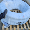Tuyau souple 110 mm gris à enterrer | Sortie filtration bassin