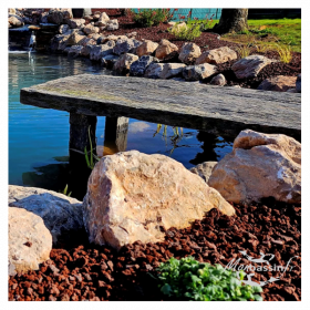 Pouzzolane Extra Rouge 7/15 mm – Filtrante | MonBassin.fr