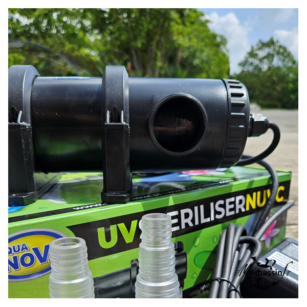 Filtre UV Bassin NUVC-18 Aqua Nova 18W – Stérilisateur jusqu'à 6000L