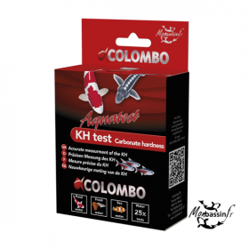 Colombo KH Test — Dureté carbonatée bassin (25 tests)