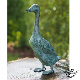 Statue Canard Bronze Bassin Jardin | MonBassin.fr