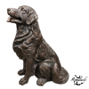 Statue Golden Retriever Bronze Jardin | MonBassin.fr