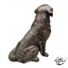 Statue Golden Retriever Bronze Jardin | MonBassin.fr