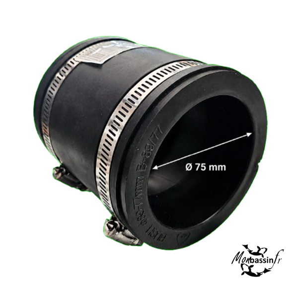 Manchon Flexible EPDM 75mm Sans Colle | MonBassin.fr