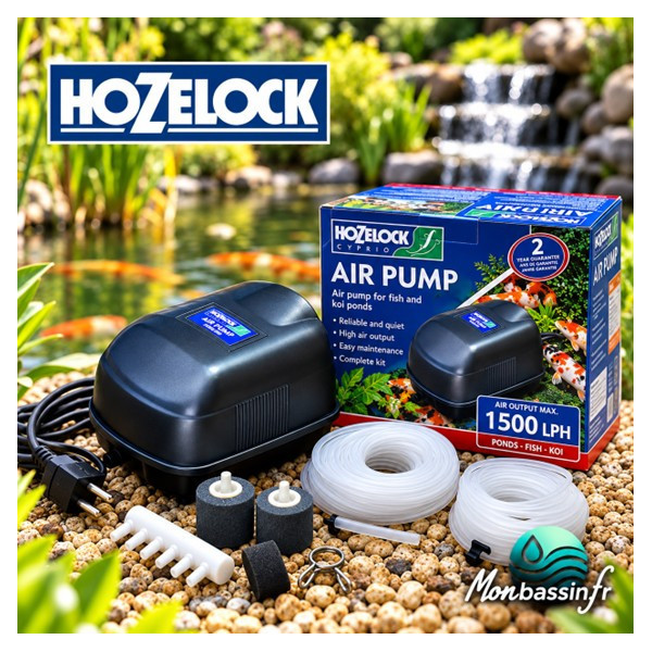 Pompe Air Bassin Hozelock 1500 - Oxygénation bassins
