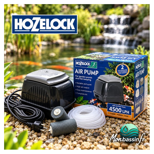 Pompe Air Bassin Hozelock 4500 - Oxygénation bassins