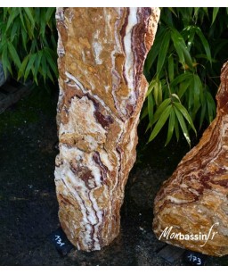 pied pierre decorative - menhir - jardin - totem