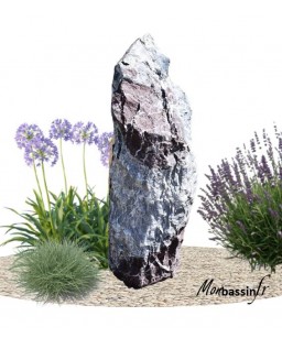 menhir - violet - decoration jardin - exterieur