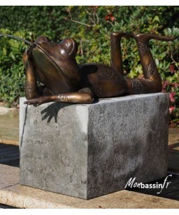 statue jardin - Grenouille...