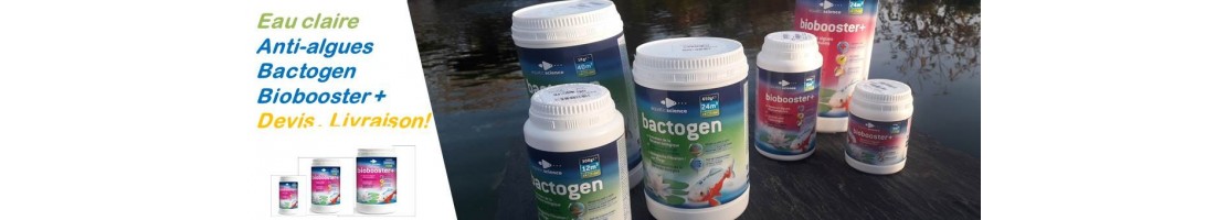 Anti-algues et eau claire