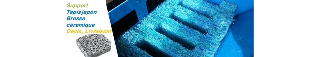 Biocérapond - japan carpet - filter brushes