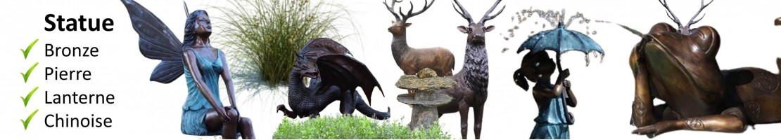 Magnifiques statues Bronze - Jardin