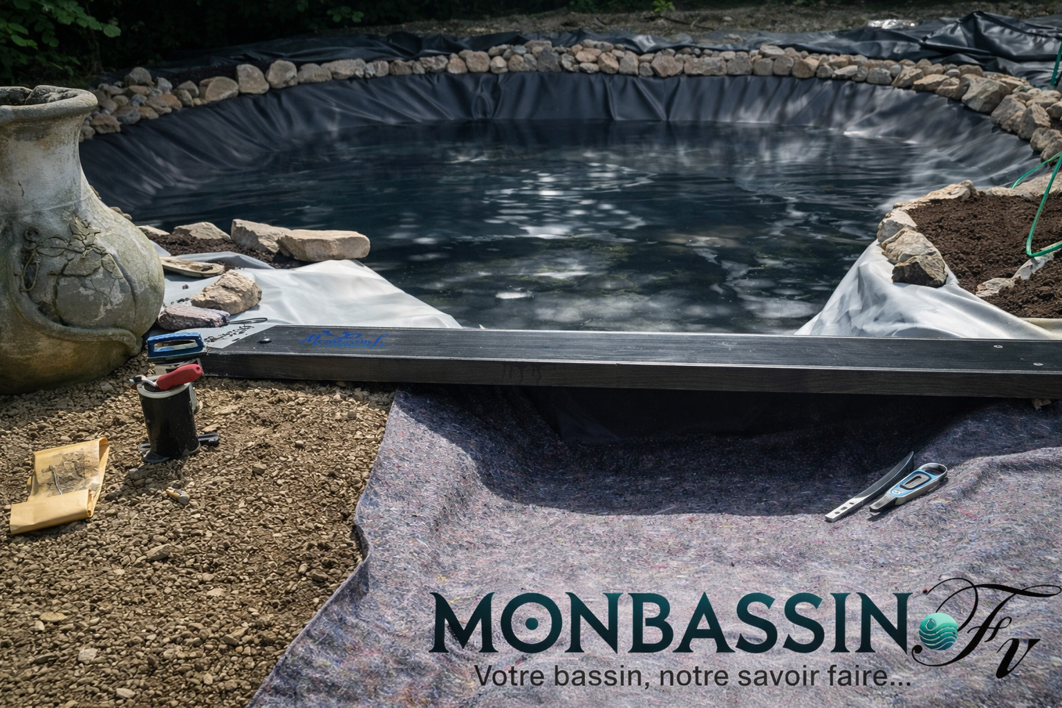 rallonger un bassin en epdm